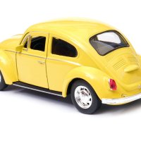 Volkswagen Beetle - мащаб 1:36 на Welly моделът е нов в кутия VW, снимка 4 - Колекции - 43477725