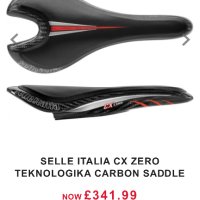 SELLE ITALIA CX ZERO TEHNOLOGICA CARBON , снимка 2 - Аксесоари за велосипеди - 44079898