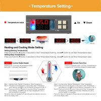 Автоматичен термо контролер за температура, МОДЕЛ 12 термостат, снимка 3 - Други машини и части - 27216648