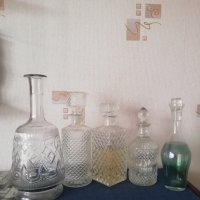 ,,ГРАФА"шишета от 50-те години., снимка 1 - Декорация за дома - 29859946