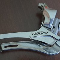 shimano  fd-4600 tiagra 2х10 преден дерайльор деклашор за шосеен велосипед, снимка 1 - Части за велосипеди - 40059997