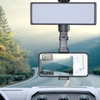 Универсална поставка за телефон или GPS навигация в автомобил, до 360° ъгъл на въртене, снимка 3 - Други стоки за дома - 42993579