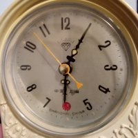 Стар китайски механичен будилник,настолен часовник, снимка 2 - Антикварни и старинни предмети - 35337288