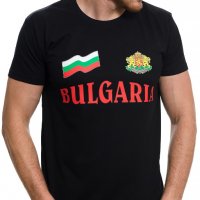 Нова мъжка тениска с трансферен печат България, знаме и герб, снимка 1 - Тениски - 29889449