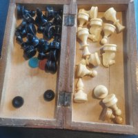Шах в дървена кутия, има липси, снимка 5 - Шах и табла - 39441778