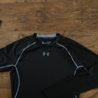 Under Armour HeatGear Long Sleeve Compression Shirt - страхотна мъжка блуза НОВА БЕЗ ЕТИКЕТИ, снимка 4 - Блузи - 39886627