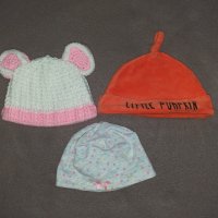 Бебешки шапки и ръкавички, снимка 3 - Шапки, шалове и ръкавици - 32303570