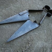 Кована ножица с печати-2, снимка 2 - Антикварни и старинни предмети - 33252078