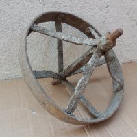 старо масивно ковано колело, желязо , снимка 3 - Антикварни и старинни предмети - 28636937