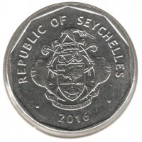 Seychelles-5 Rupees-2016-KM#, снимка 2 - Нумизматика и бонистика - 35651702