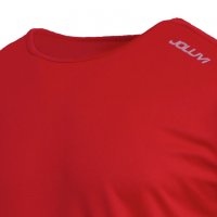 Мъжка тениска бързосъхнеща Joluvi Runplex червена, снимка 2 - Тениски - 35365027