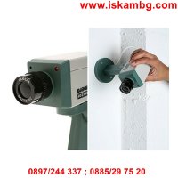 Фалшива охранителна камера с обектив, диод и датчик за движение, снимка 9 - Други стоки за дома - 26780708