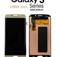 Нов 100% Оригинален LCD Дисплей + Тъч скрийн  за Samsung Galaxy S6 Edge SM-G925F Черен и Златист, снимка 2 - Резервни части за телефони - 31475384