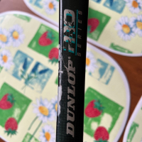 Продава винтидж тенис ракета(специална за времето си)Дънлоп-Dunlop pro Quarz graphite construction., снимка 4 - Тенис - 36518154