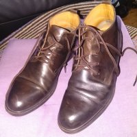 Ginno Rossi маркови обувки боти естествена кожа №41 стелка 26см, снимка 1 - Мъжки боти - 39435719
