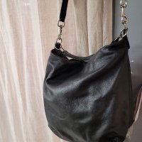DECADENT чанта,тип торба черна Естествена кожа , снимка 9 - Чанти - 40820688