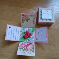 Подарък за осми март Мини експлодиращи кутийки ръчна изработка , снимка 15 - Подаръци за жени - 24501669