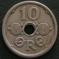 10 оре 1925, Дания, снимка 1 - Нумизматика и бонистика - 28377875