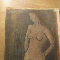 картина Красотата и сексапила на едно женско тяло 18 + - художник Г.Пенчев ( 1924 - 2014)., снимка 1 - Антикварни и старинни предмети - 27557779