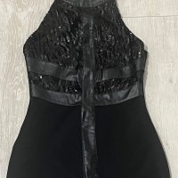 Черна къса рокля Exlposion размер S, снимка 2 - Рокли - 44106208