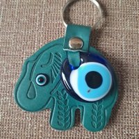 ключодържател слонче със синьо око, снимка 1 - Други - 44127039