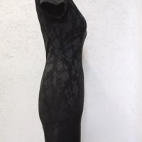 Дамска елегантна черна рокля, снимка 3 - Рокли - 42947296