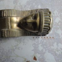 Старинна бронзова пластика фигура фараон бог, снимка 7 - Антикварни и старинни предмети - 42998847