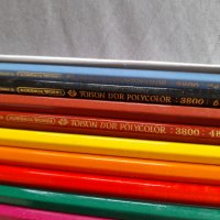 Стари Цветни моливи Toison Dor,Bohemia works, снимка 5 - Антикварни и старинни предмети - 32471282