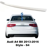 Спойлер тип S4 за заден капак на Audi A4 B8 2013-2016 г., снимка 1 - Аксесоари и консумативи - 43685595