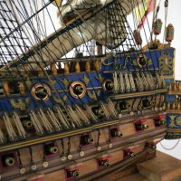 макет на кораб San Felipe-1690 Spanish Armada Galleon Tall Ship, снимка 9 - Други ценни предмети - 27893138