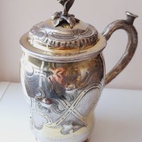 Руска сребърна 84 чаша(халба)-1856 , снимка 3 - Антикварни и старинни предмети - 43759935