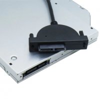 USB Кабел за Записващи Оптични устройства Засписвачки DVD CD Slimline SATA Laptop CD/DVD Rom Optical, снимка 13 - Лаптоп аксесоари - 32627048