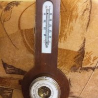 Немски професионален барометър и термометър живачен, снимка 1 - Други - 32816749
