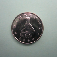 монета 10 цента Зимбабве, снимка 2 - Нумизматика и бонистика - 36530529