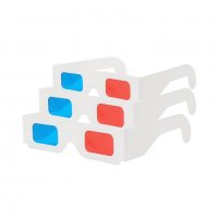 Класически 3D Анаглифни очила с червено и синьо , снимка 2 - Други - 27152611