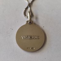 Сребърна верижка 925 Ватикана , снимка 5 - Колиета, медальони, синджири - 38237629