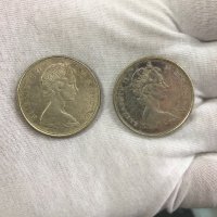 Сребърни монети Canada 50 cents, 1965-1966, снимка 7 - Нумизматика и бонистика - 40504695