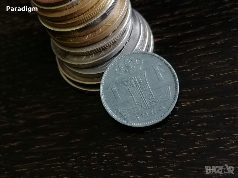 Монета - Белгия - 1 франк | 1943г., снимка 1