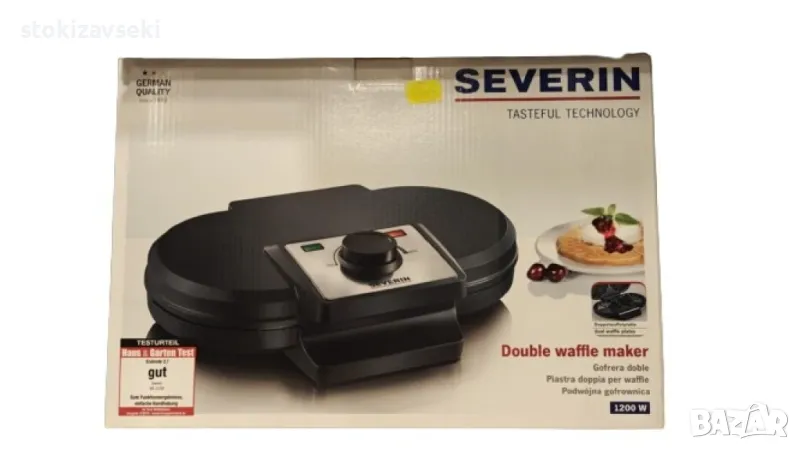 Двоен гофретник Severin 1200W, снимка 1
