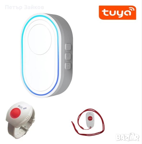 Tuya APP Smart WiFi SOS Грижа за възрастни хора, снимка 1