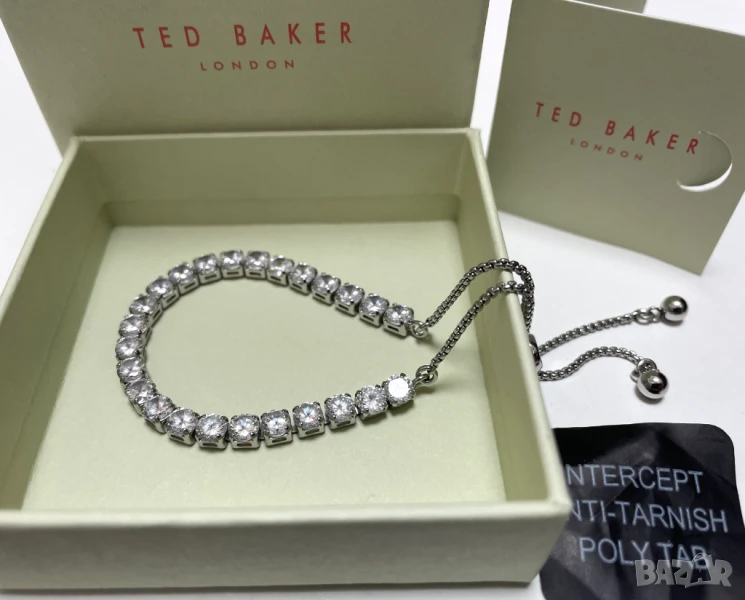 НОВА! Дамска Гривна с Кристали TED BAKER LONDON, регулируема , снимка 1