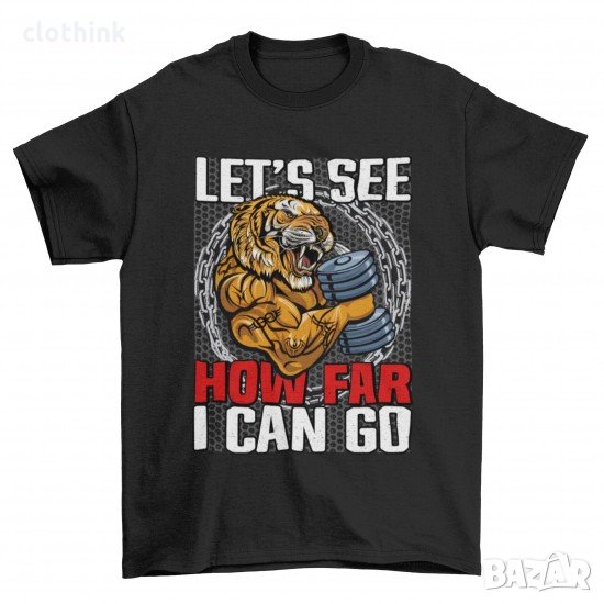 МЪЖКА ФИТНЕС ТЕНИСКА - I CAN GO, снимка 1