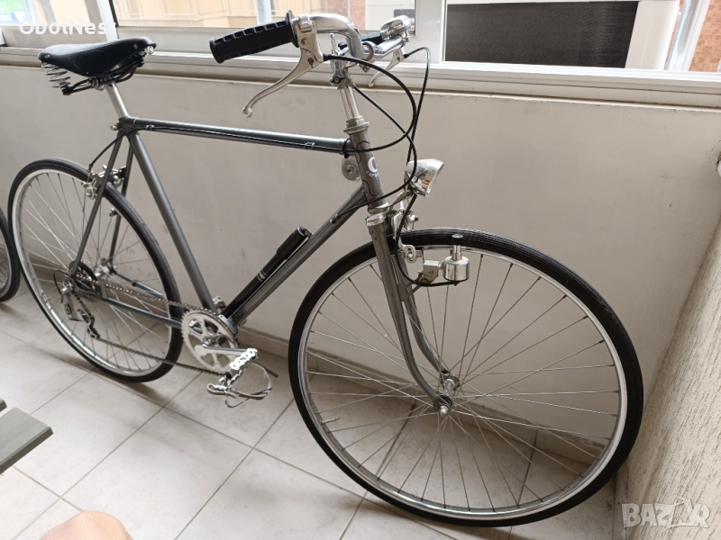 Класически градски велосипед с оригинално седло Brooks B66 S- ретро стил, отлична форма, снимка 1