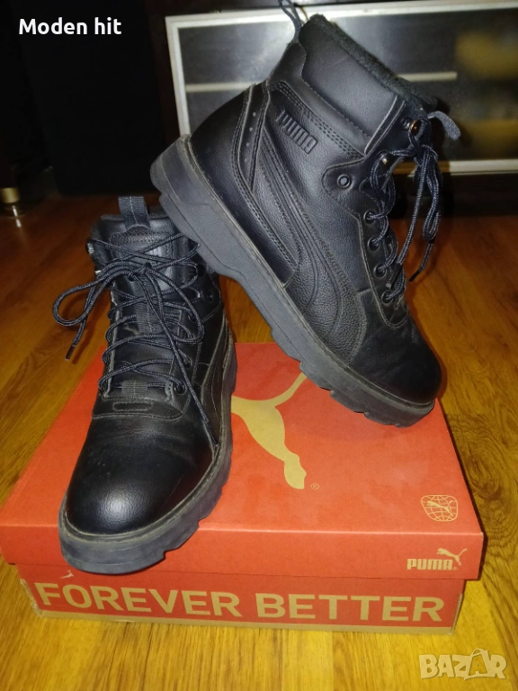 Puma Desierto v3 мъжки зимни боти /черни/, снимка 1