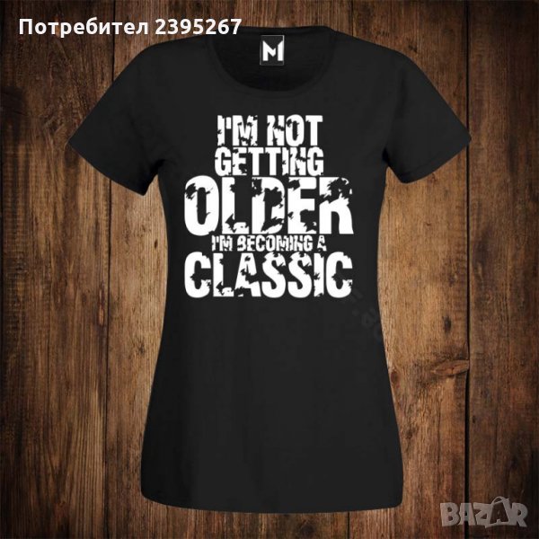 Дамска тениска с щампа, снимка 1