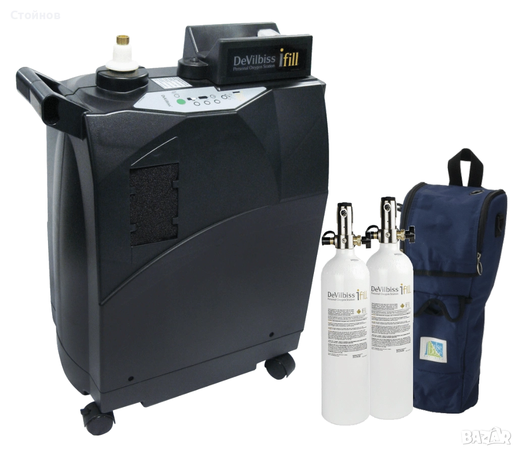 Станция за пълнене на бутилки с кислород DeVilbiss, снимка 1