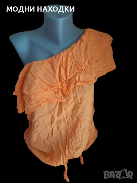 Дамска оранжева блузка, снимка 1