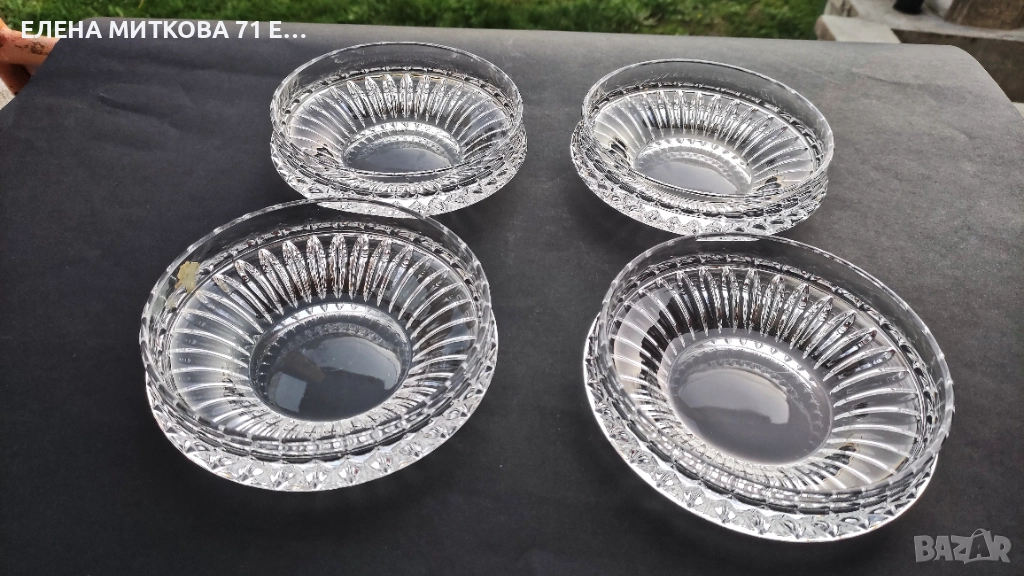 *Nachtmann* Германия комплект от 4 кристални купички, снимка 1