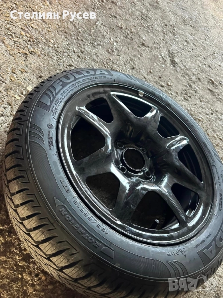 НОВИ 4бр стоманени / железни джанти за peugeot 208 hybrid JT 2024г / 16 цола с зимни гуми 195 55 16, снимка 1