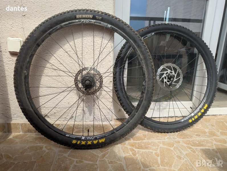 Капли DT Swiss X392, 29", QR, IS 6 bolt, главини XT, Гуми maxxis, MTB Weelset, снимка 1